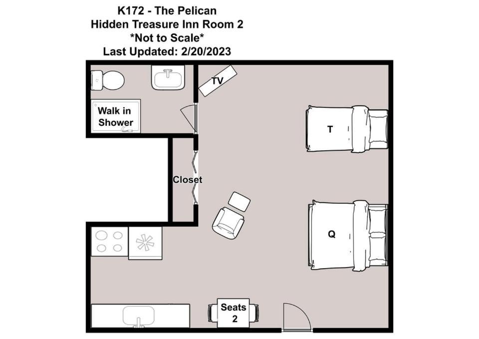 The Pelican Hidden Treasure Inn Room 2 By Bryant Real Estate Kure Beach Bagian luar foto