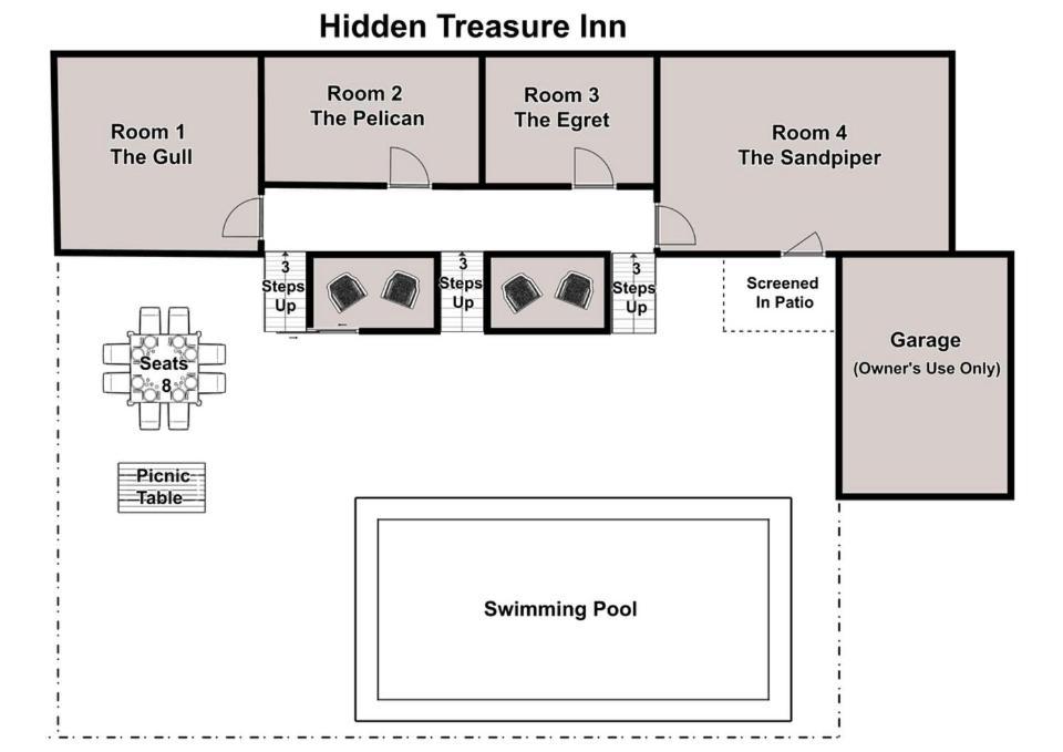The Pelican Hidden Treasure Inn Room 2 By Bryant Real Estate Kure Beach Bagian luar foto